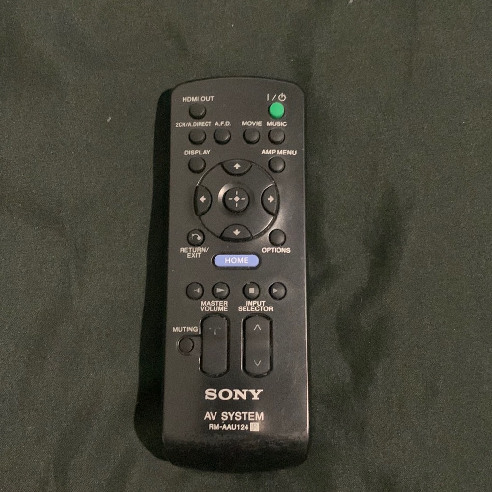 Sony AV-system remote